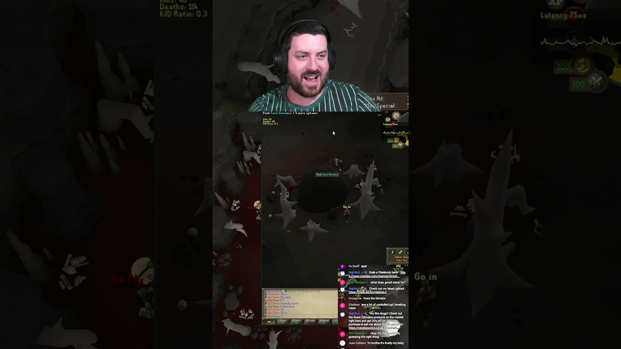 BAITING PLAYERS INTO CALLISTO MASS CAVE OLDSCHOOL RUENSCAPE! #shorts #reels #gaming #osrs #streamer