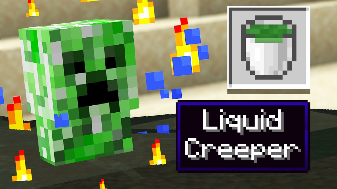 ПЛАВЛЕНИЕ мобов Minecraft до состояния жидкостей
