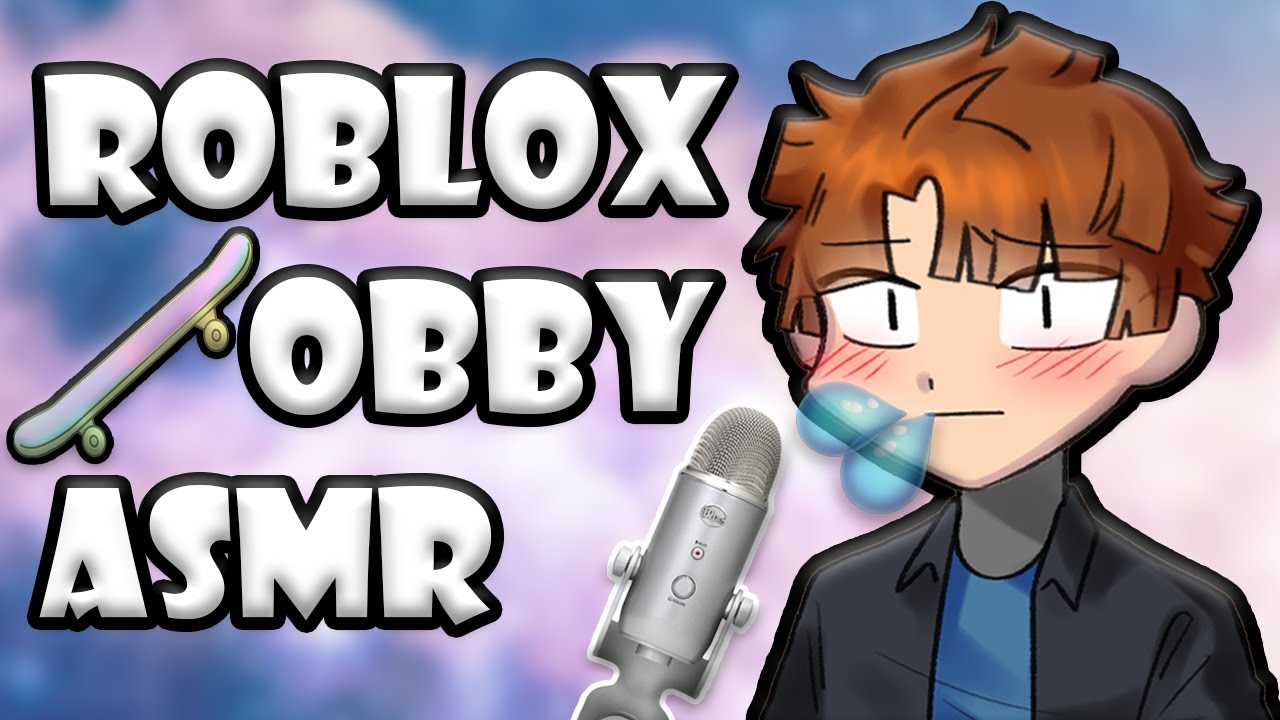ASMR Roblox Skateboard Obby! (Super Wet Mouth Sounds + Tapping Sounds :D)