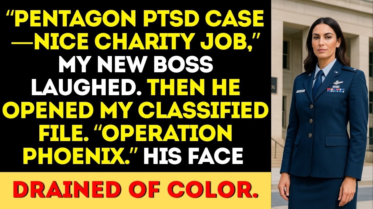 My Boss Mocked My “Charity Job” at the Pentagon — Then He Opened My Classified File.