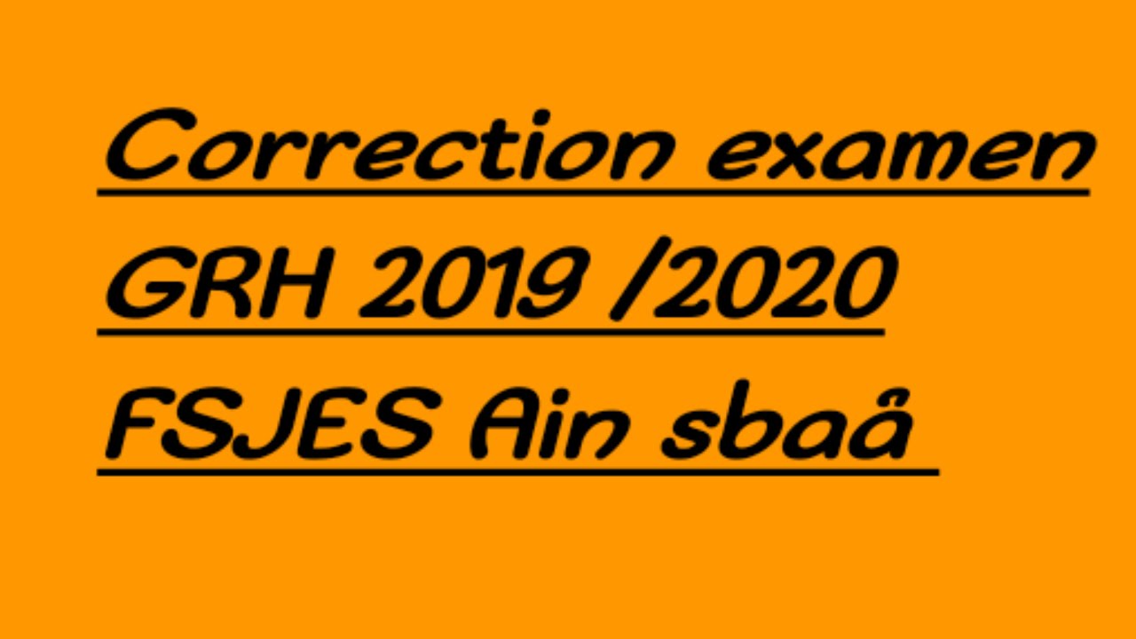correction examen GRH 2019/2020 (QCM)