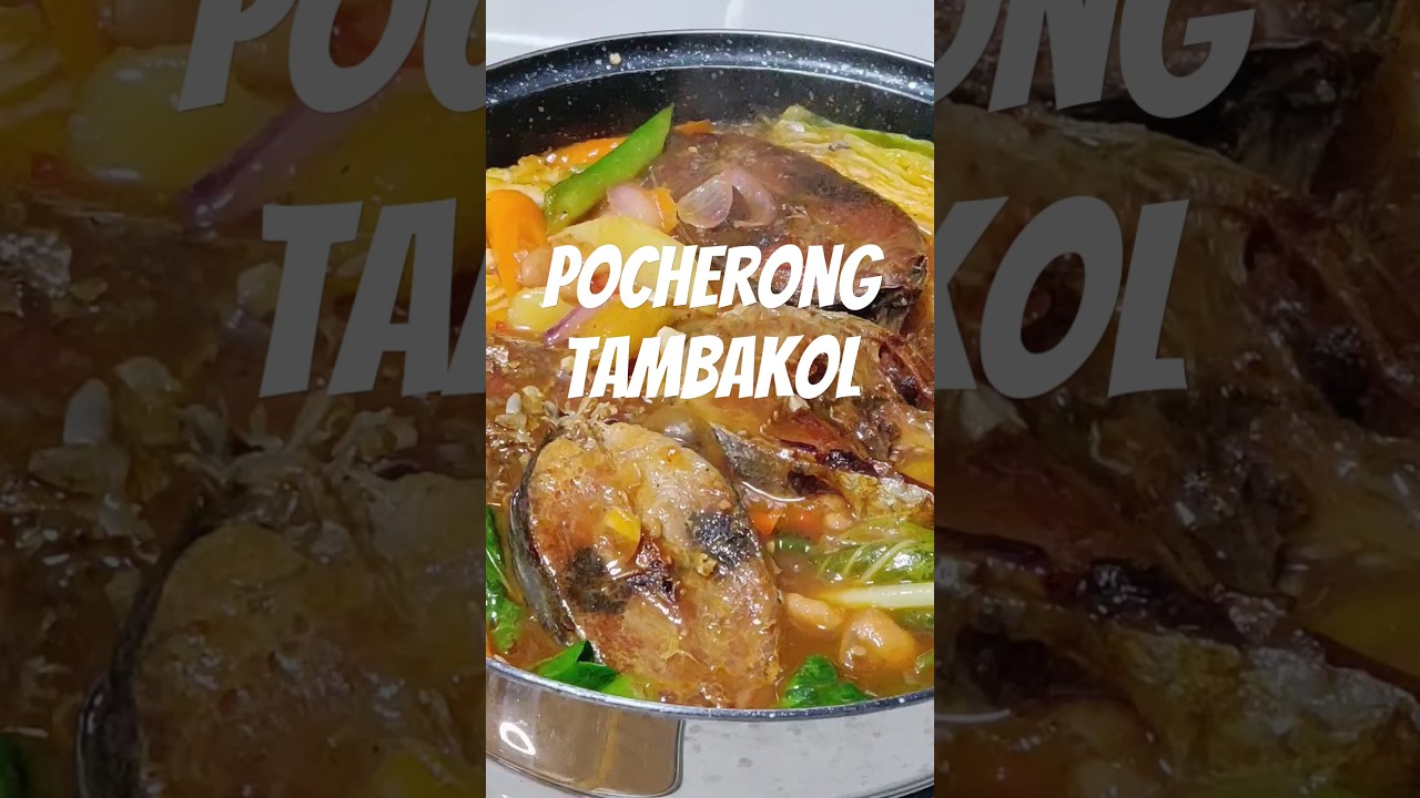 Healthy Pochero recipe. #pochero #tambakol #fish #homecookedeats
