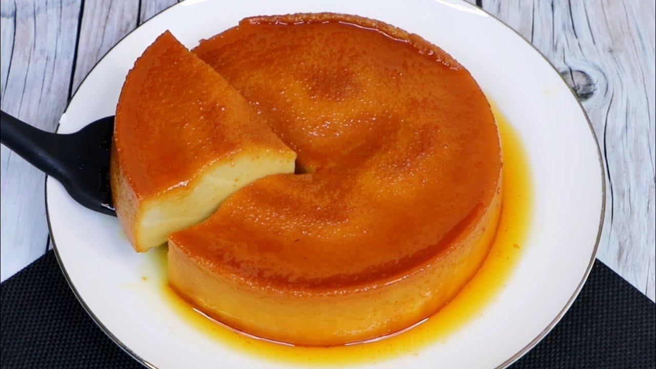 Flan Casero con Pan Viejo, EL MEJOR FLAN QUE HE HECHO SIN HORNO