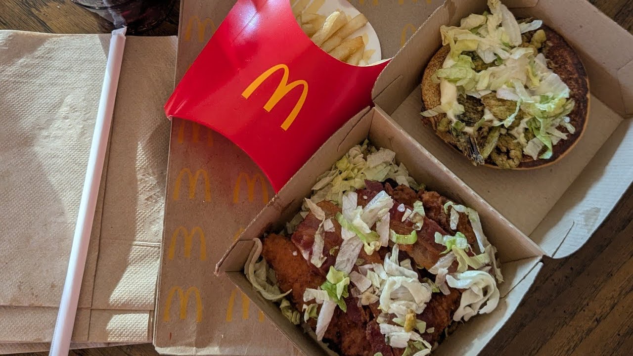 Cutty Eats: McDonald's Hot Honey Snack Wrap and Bacon Hot Honey McCrispy
