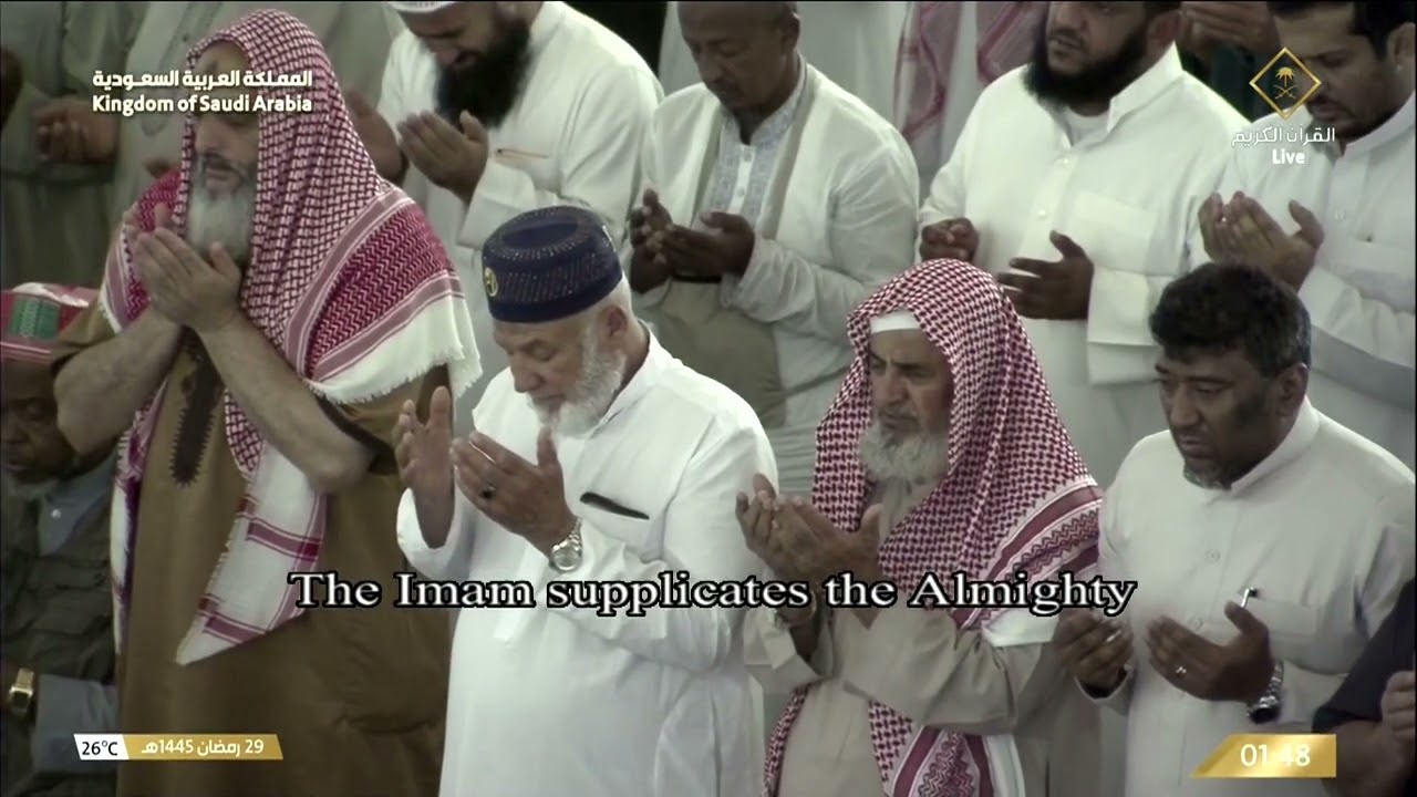 29th Ramadan 1445 Makkah Witr Sheikh Badr al Turki