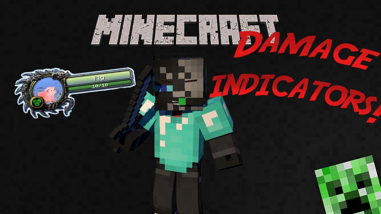 Minecraft Mod Showcase: Damage Indicators 1.7.2