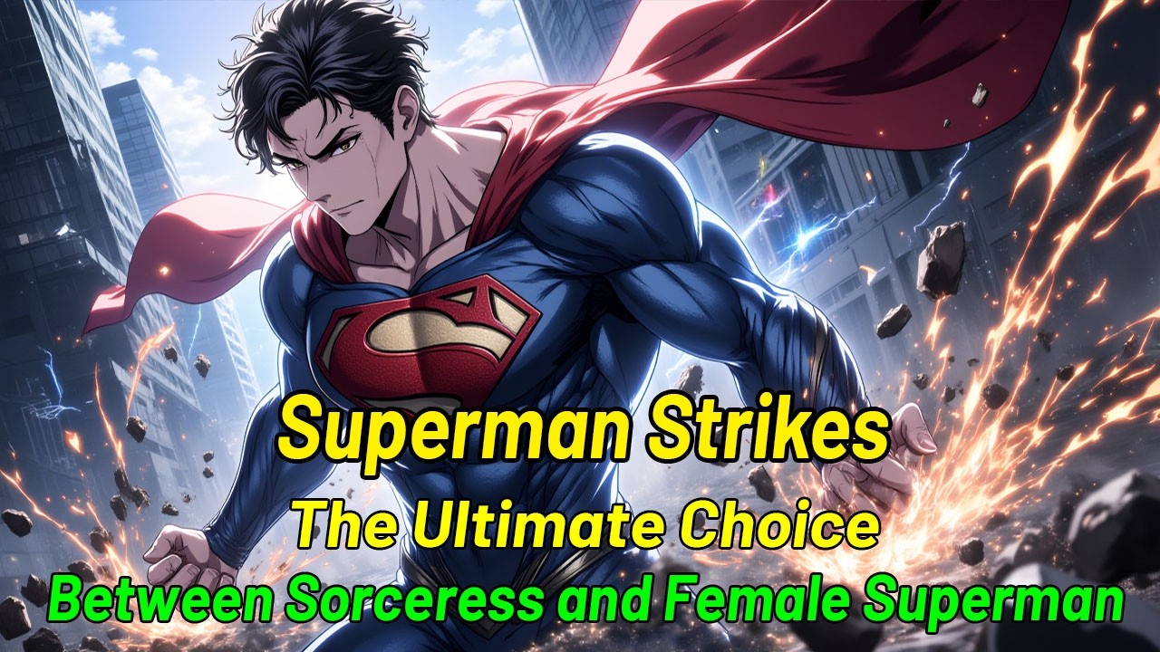Superman Strikes: The Ultimate Choice Between Sorceress and Female Superman#superman #manhwa