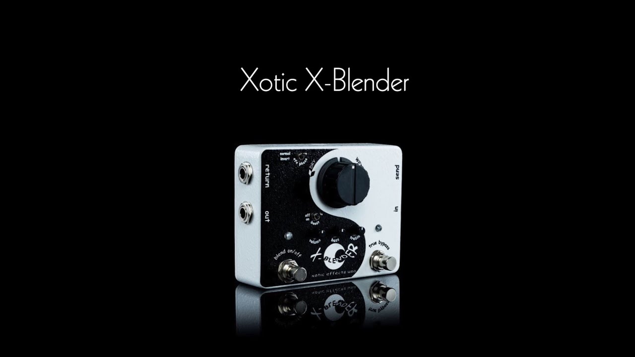 Xotic X-Blender - Demo by Vittorio Distefano