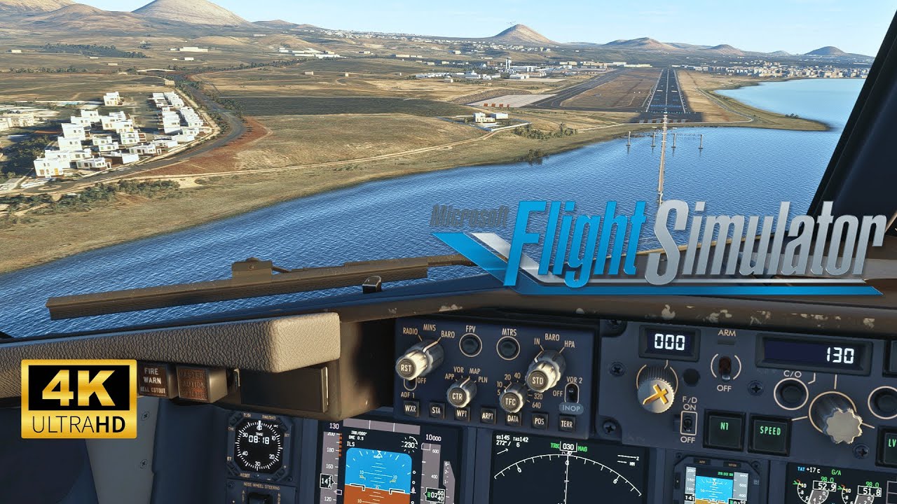 Landing lanzarote airport | REAL ATC !! | MSFS2020 | INSANE REALISM |   BOEING 737-800 |