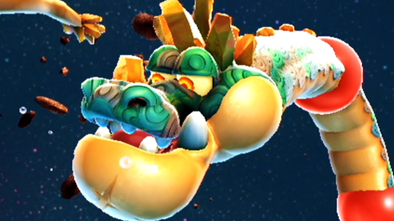Super Mario Galaxy 2 - 100% Walkthrough Part 3 No Commentary Gameplay - Bowser Jr. & Gobblegut Fight