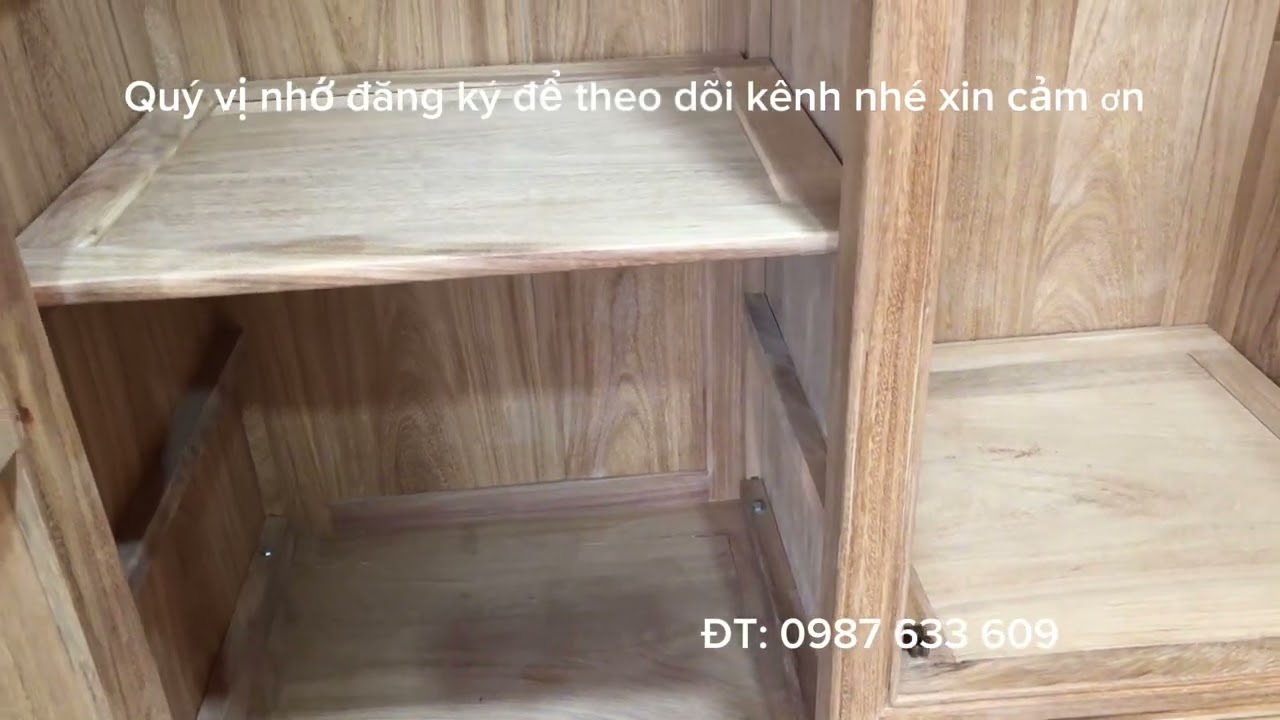 Giới thiệu bộ combo đôi chiếc tủ ái 3 buồng và bộ đôi táp đluy đầu giường gỗ gõ đỏ vân rất đẹp￼