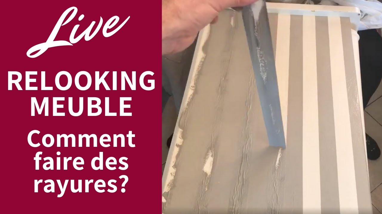 Comment faire des rayures sur un meuble à peindre