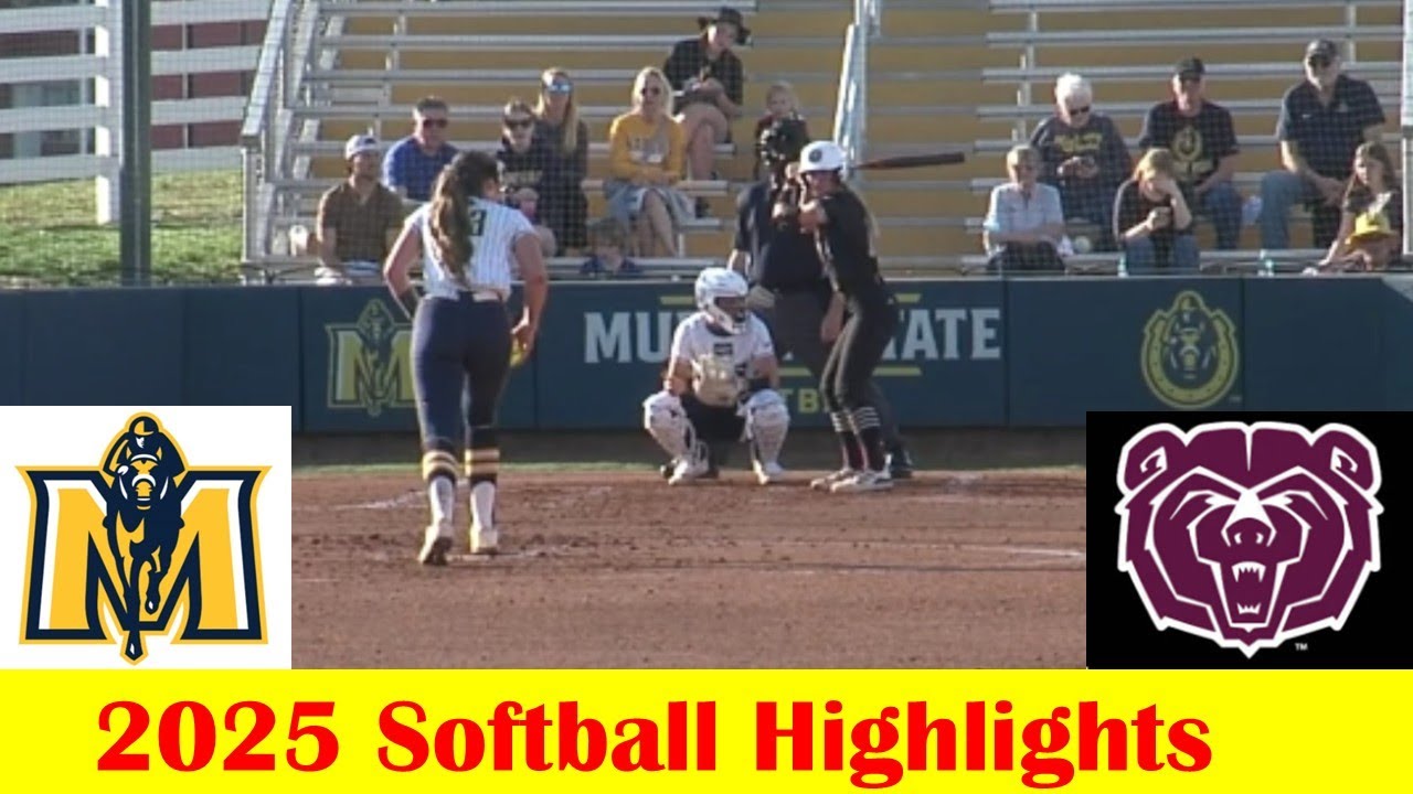Missouri State vs Murray State Softball Game Highlights 3 27 2025