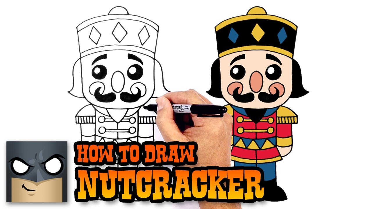 How to Draw a Nutcracker | Christmas Lesson