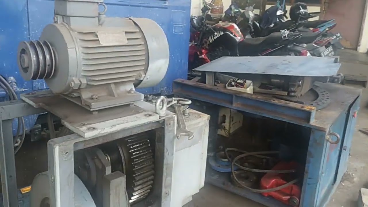 Reparasi mesin potong besi BAR CUTTER. part 1