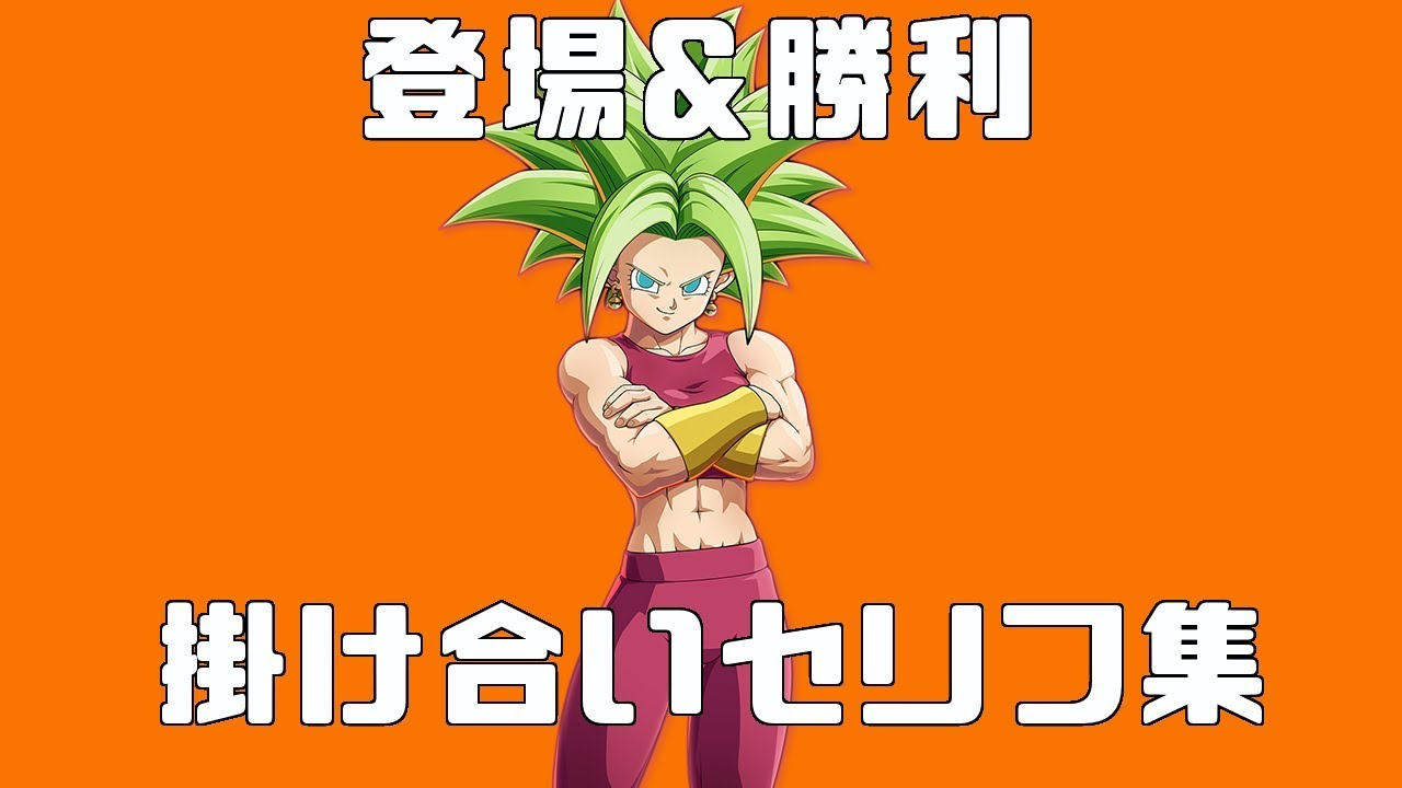 ドラゴンボールファイターズ ケフラ 掛け合い 願い事 リザルトセリフ集