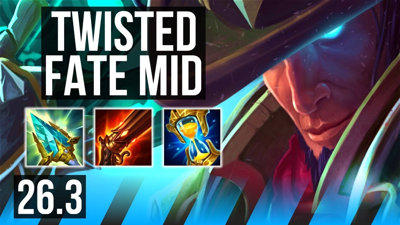 TWISTED FATE vs RIVEN (MID) | 5k gold comeback, 34K damage | NA Challenger | 26.3
