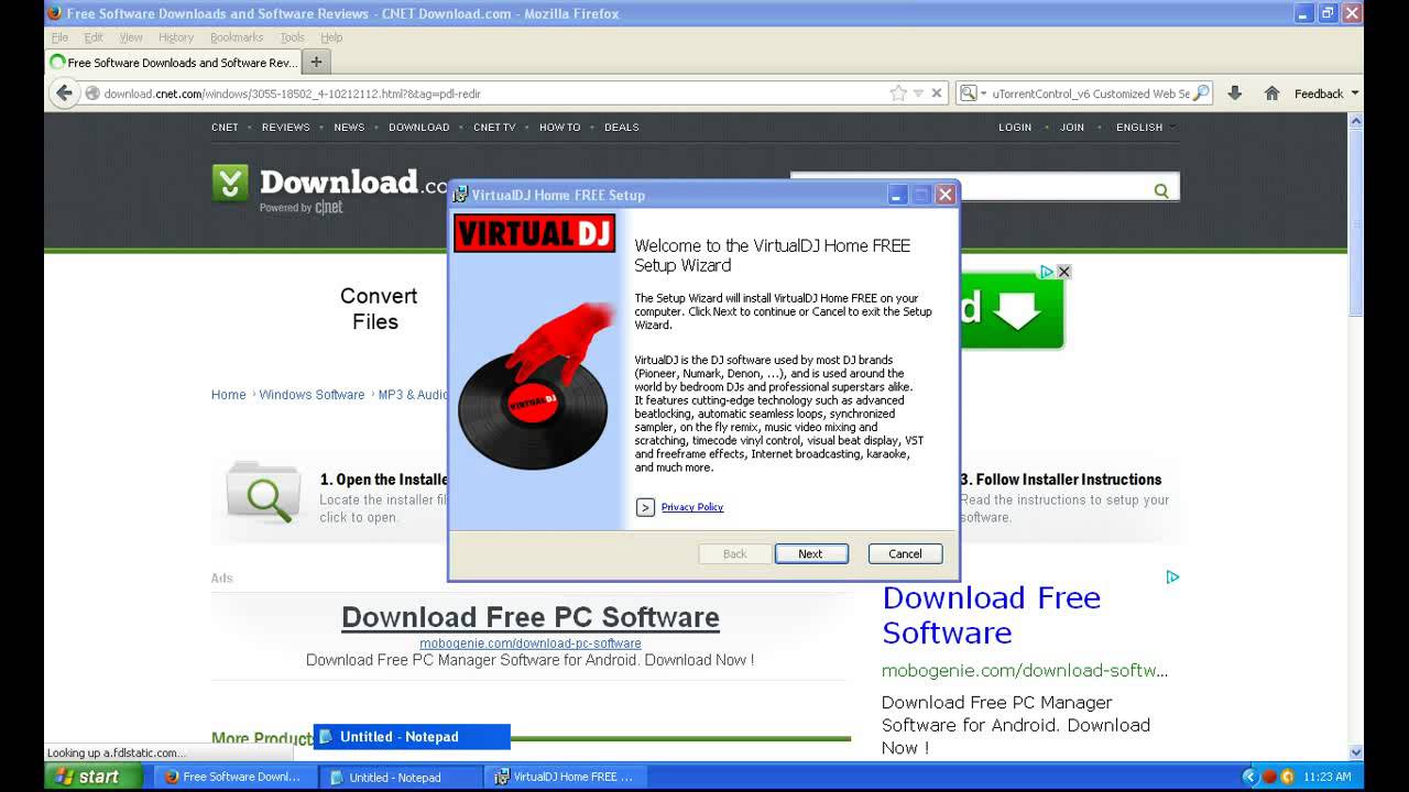How to download Virtual DJ Home Free