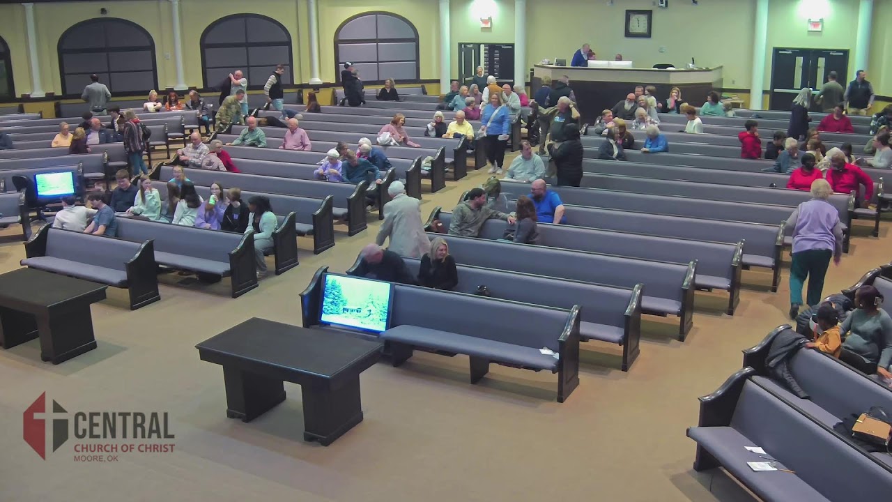 Moore Central Church of Christ Services 1-11-26 PM
