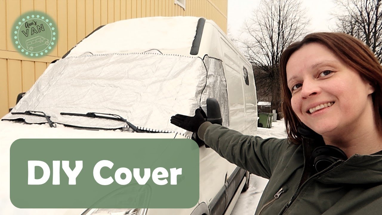 DIY Windshield Cover Campervan - Van Conversion Ep 22