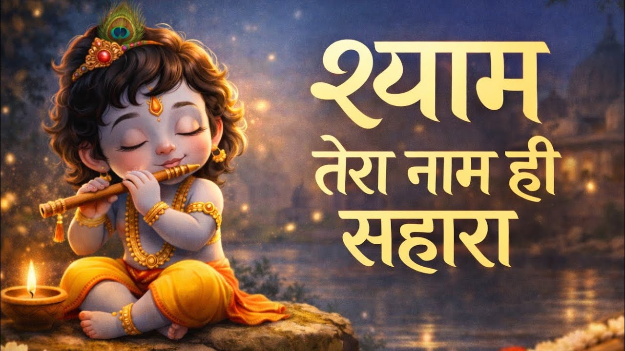 🦚 श्याम तेरा नाम ही सहारा | krishna bhajan | new krishna bhajan | bhajan #bhajan #krishna