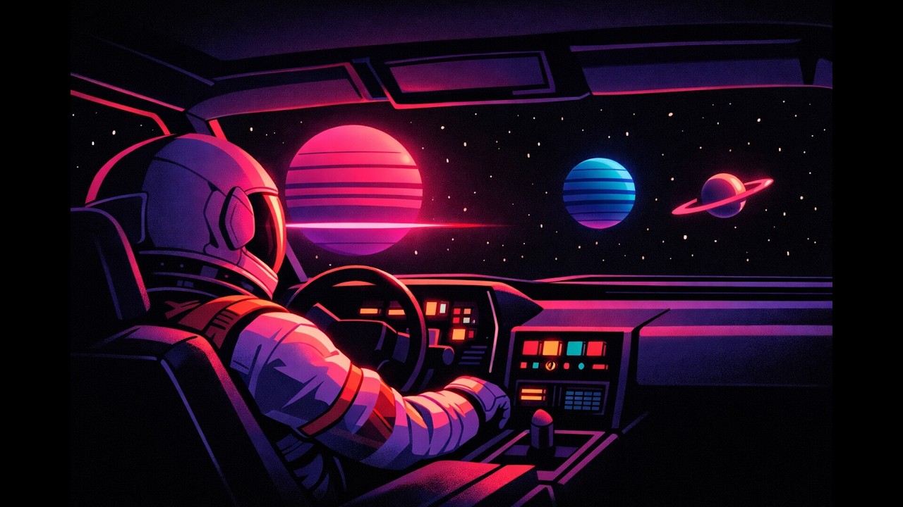 galactic passenger 🌌 chill synthwave radio