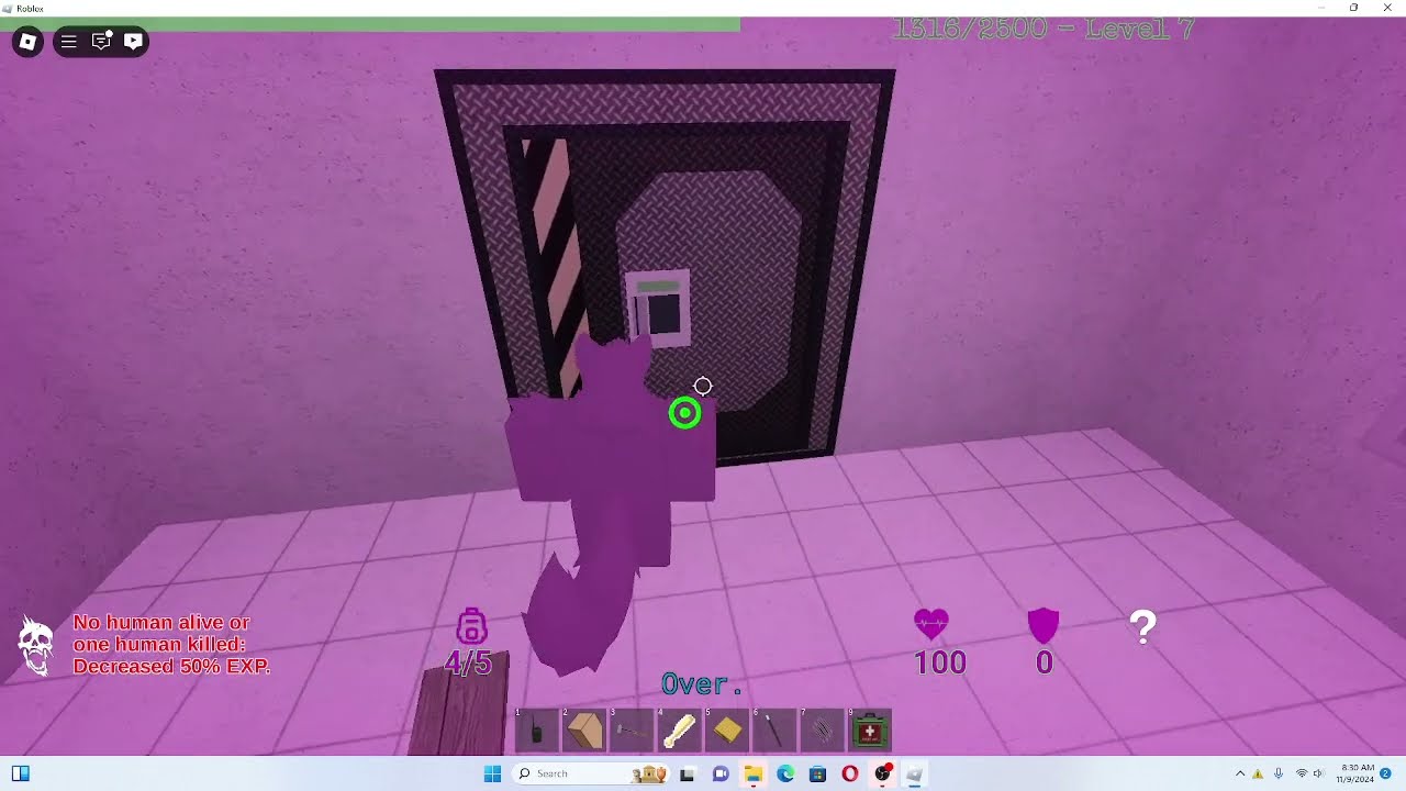 I somehow got the awakening and the unturned badge| Transfur escape