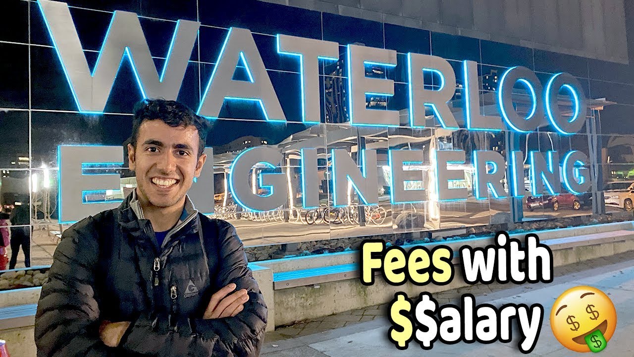 International Students Pay FEES With SALARY! Life at University of Waterloo