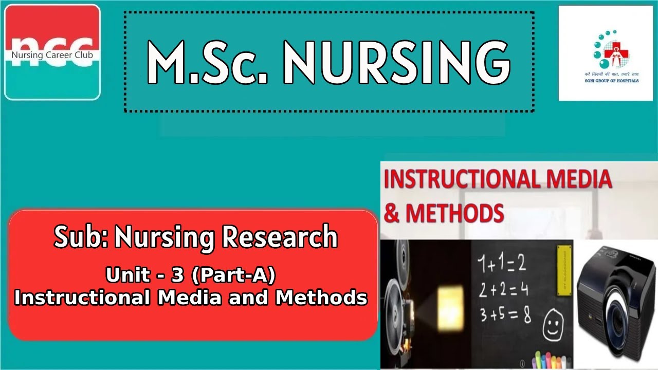 M.Sc.(N) 1:Nursing Education - Unit - 3(Part A):Instructional Media and Methods (Non Projected Aids)