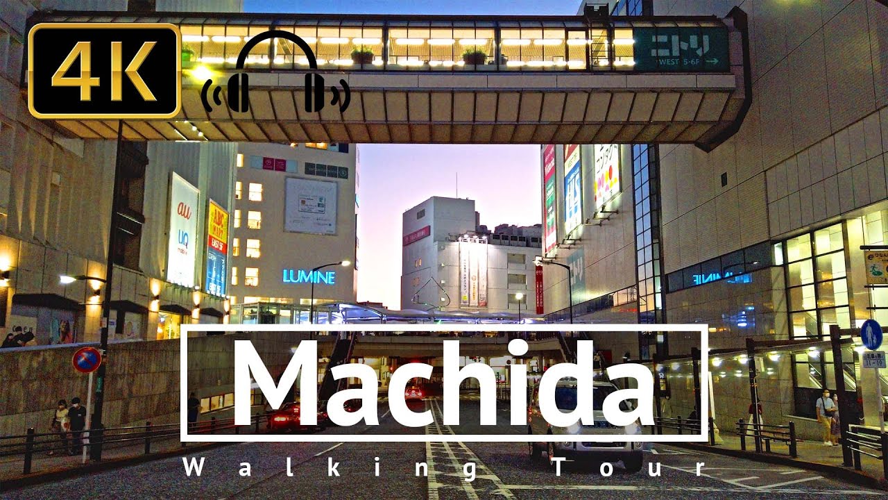 Machida Walking Tour - Tokyo Japan [4K/Binaural]