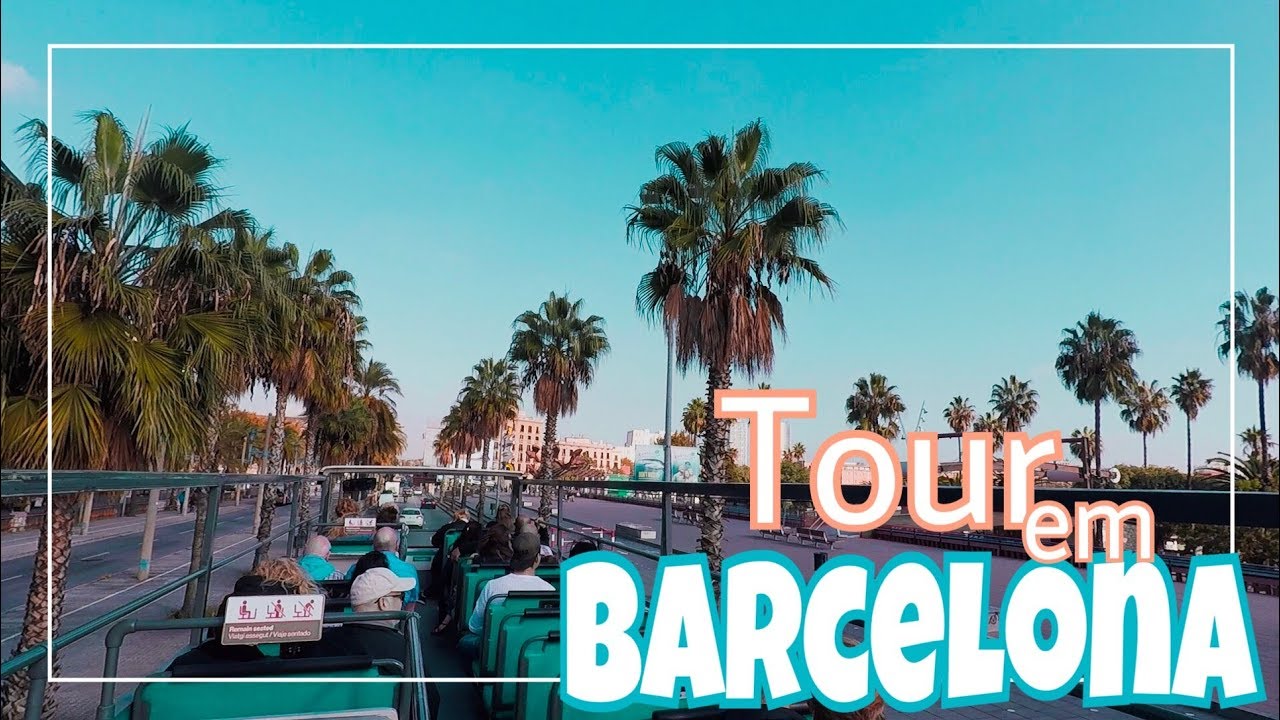 Tour em Barcelona no onibus turistico (Barcelona Bus Turístic) 🚌 🇪🇸 | Téia Abe 🖤