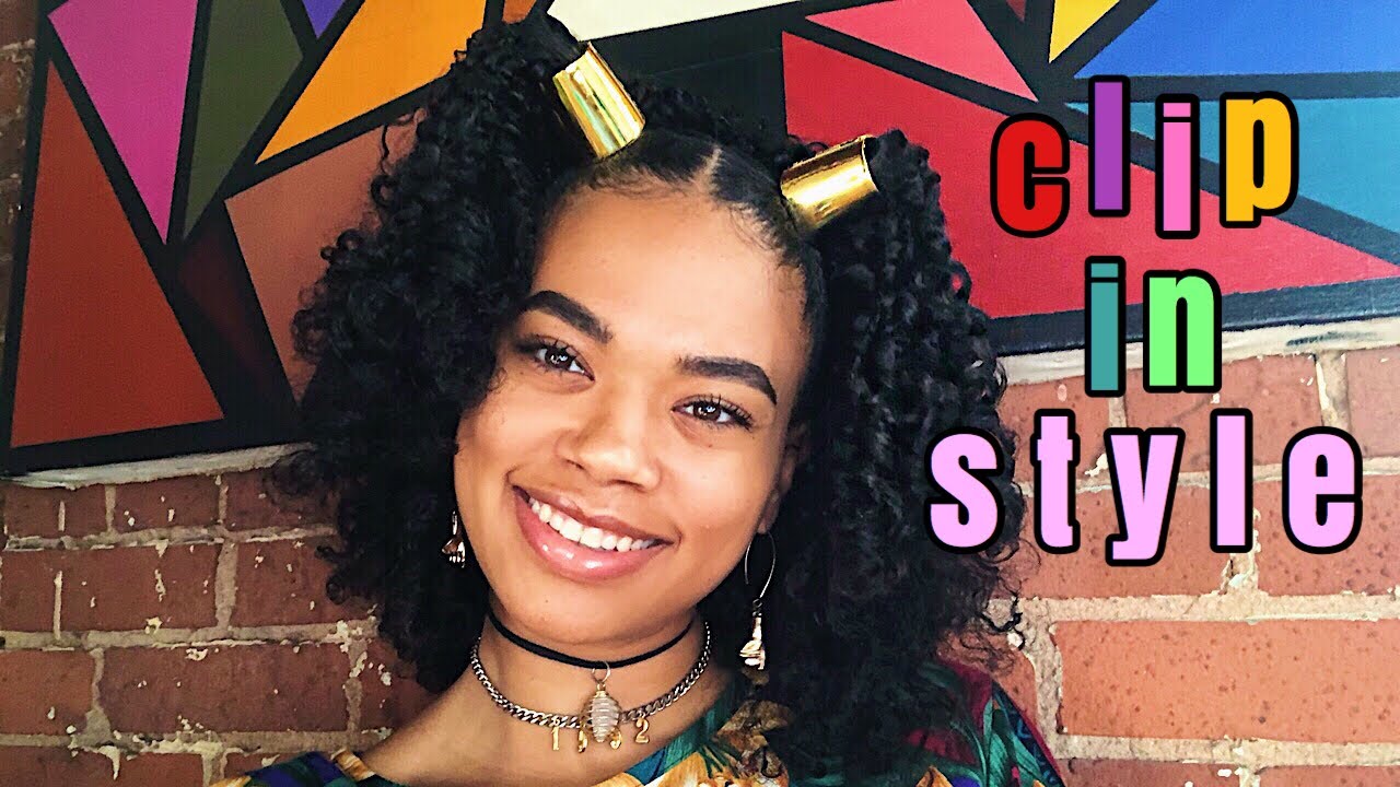 A Look... Using AFFORDABLE Kinky Curly Clip Ins by CurlsCurls