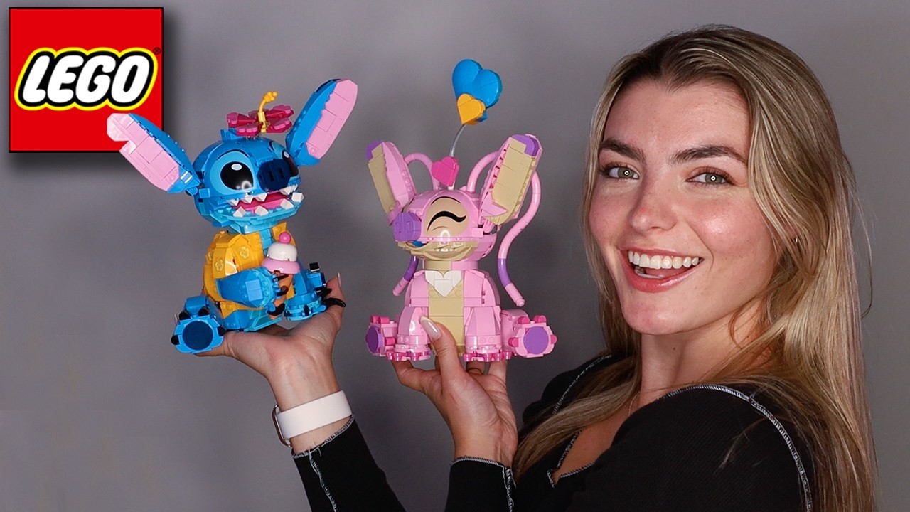 Lego Lilo and Stitch Building and Review | Stitch and Angel