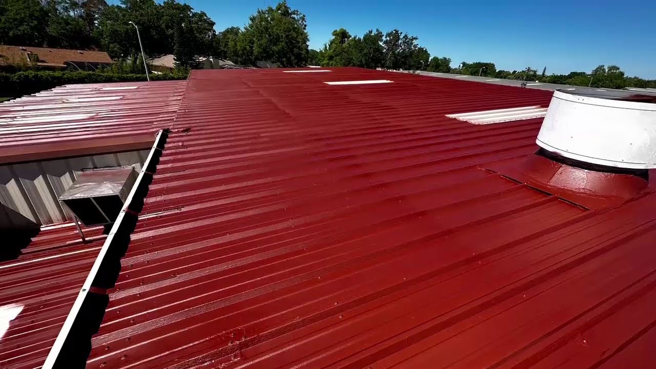 What Paint Will Stop Rust on Metal Roof? #roofrestoration #roofinginnovation #roofcoating #rust