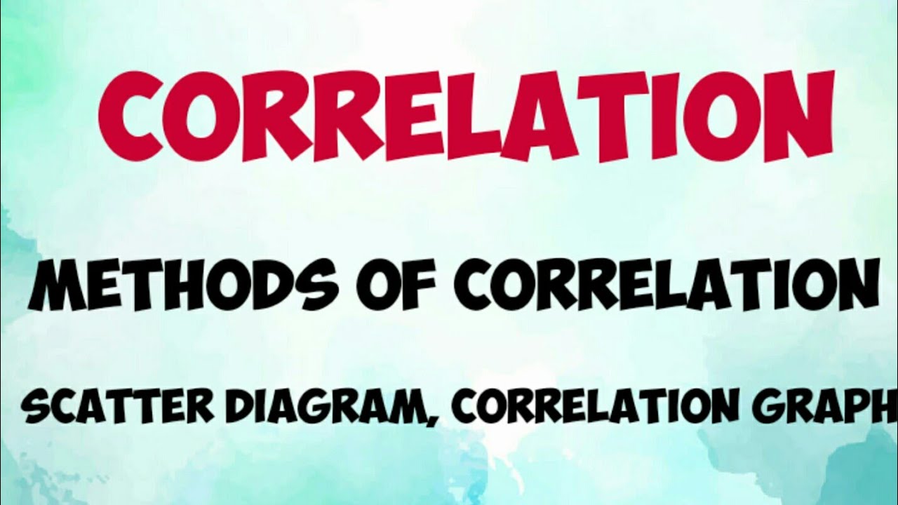 Correlation - Types of correlation l Scatter Diagram  l Correlation Graph