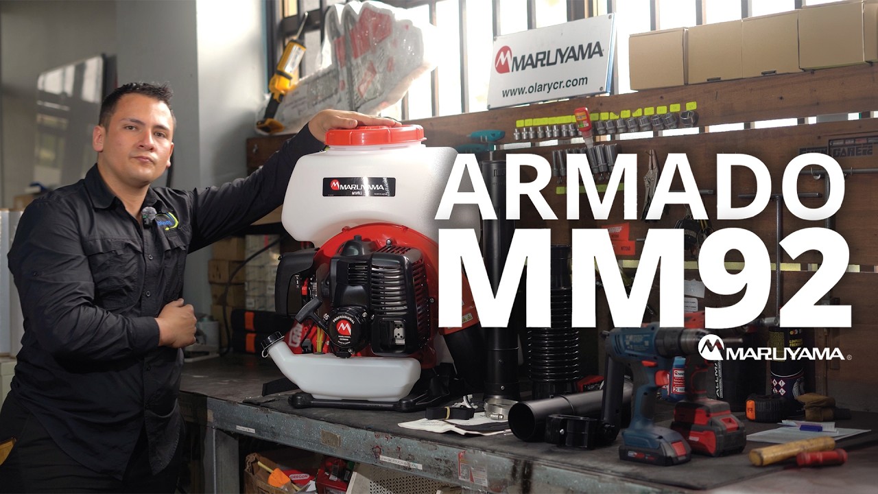 Cómo armar la Motofumigadora Maruyama MM92 | Guía paso a paso