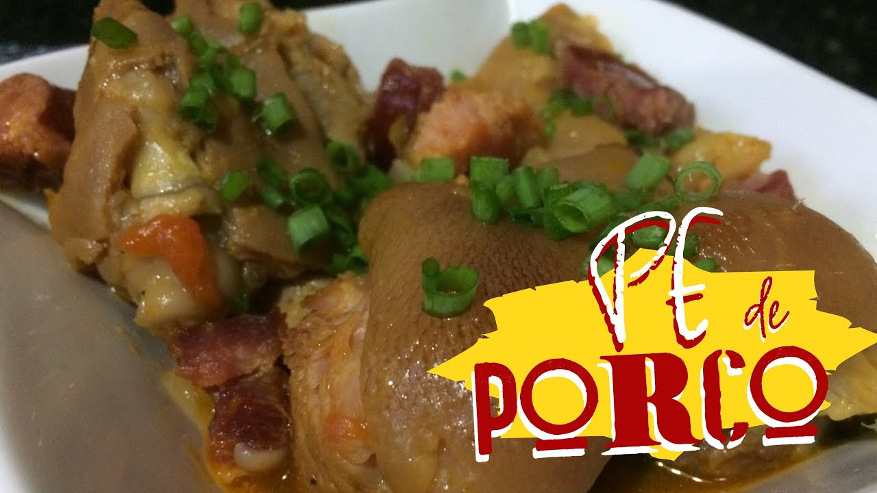 Receita de Como Fazer Pé de Porco ao Molho