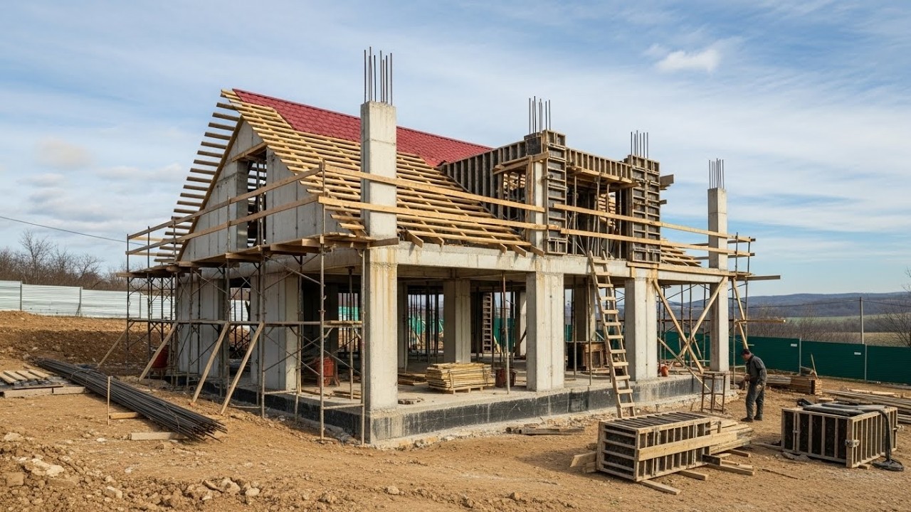 Building a Steel & Aerated Concrete Home in Turkey: Full Step-by-Step Process