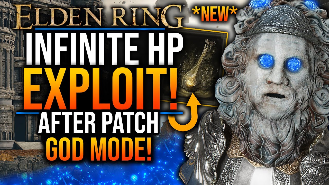 Elden Ring - INFINITE HP Exploit! 100K Runes in 10 Sec! God Mode! Glitch! PATCH 1.05! Level Up Fast!