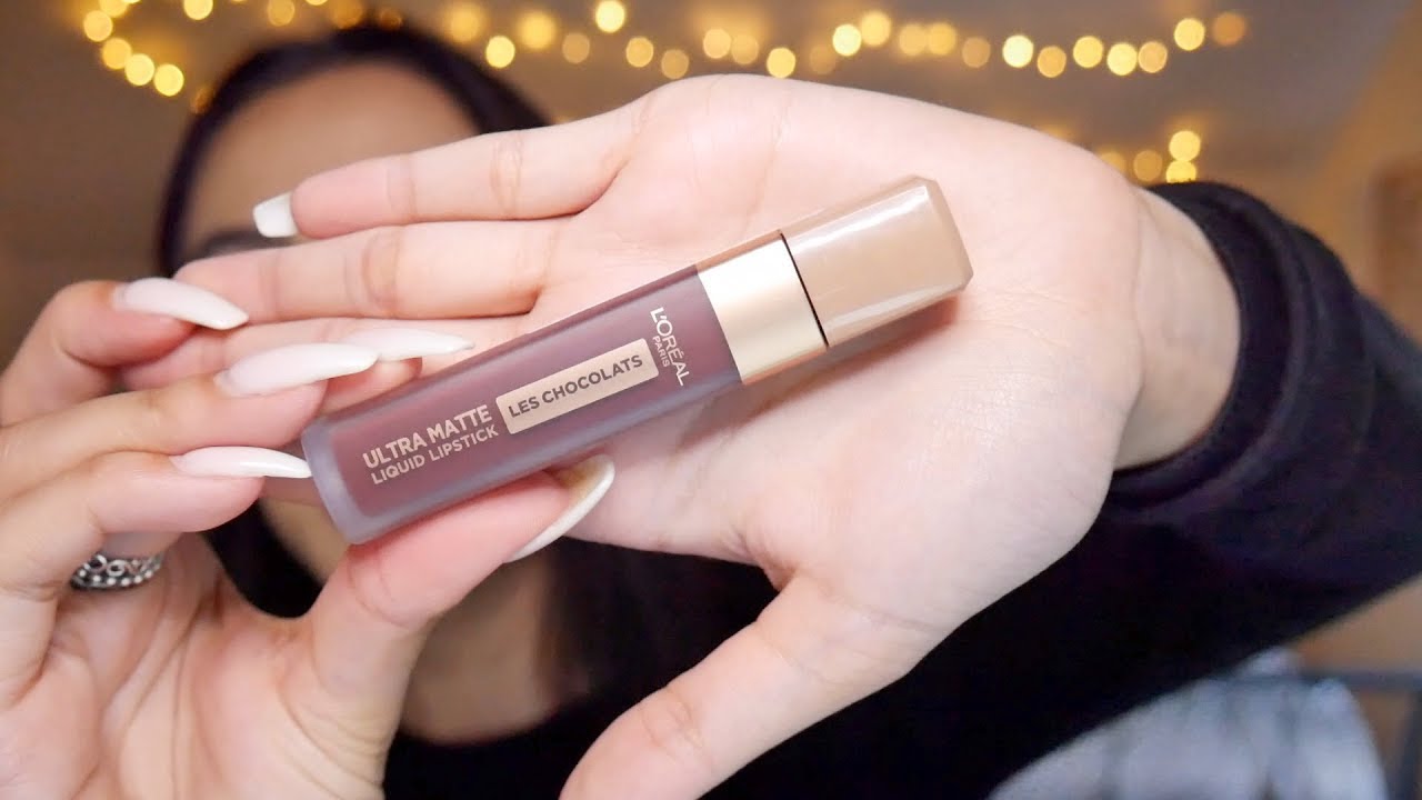 NEW L'Oreal Les Chocolats Infaillible Ultra Matte Liquid Lipstick Review