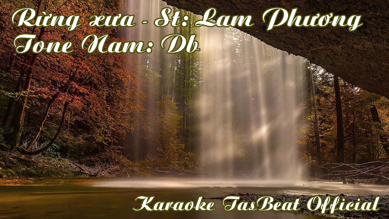 Karaoke Rừng Xưa - Tone Nam | TAS BEAT
