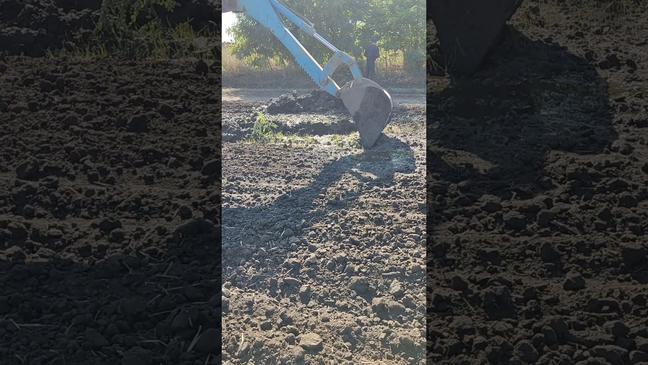 МТЗ 82.1 Екскаватор. Копаем порыв. MTZ 82.1 Excavator. Digging a rush