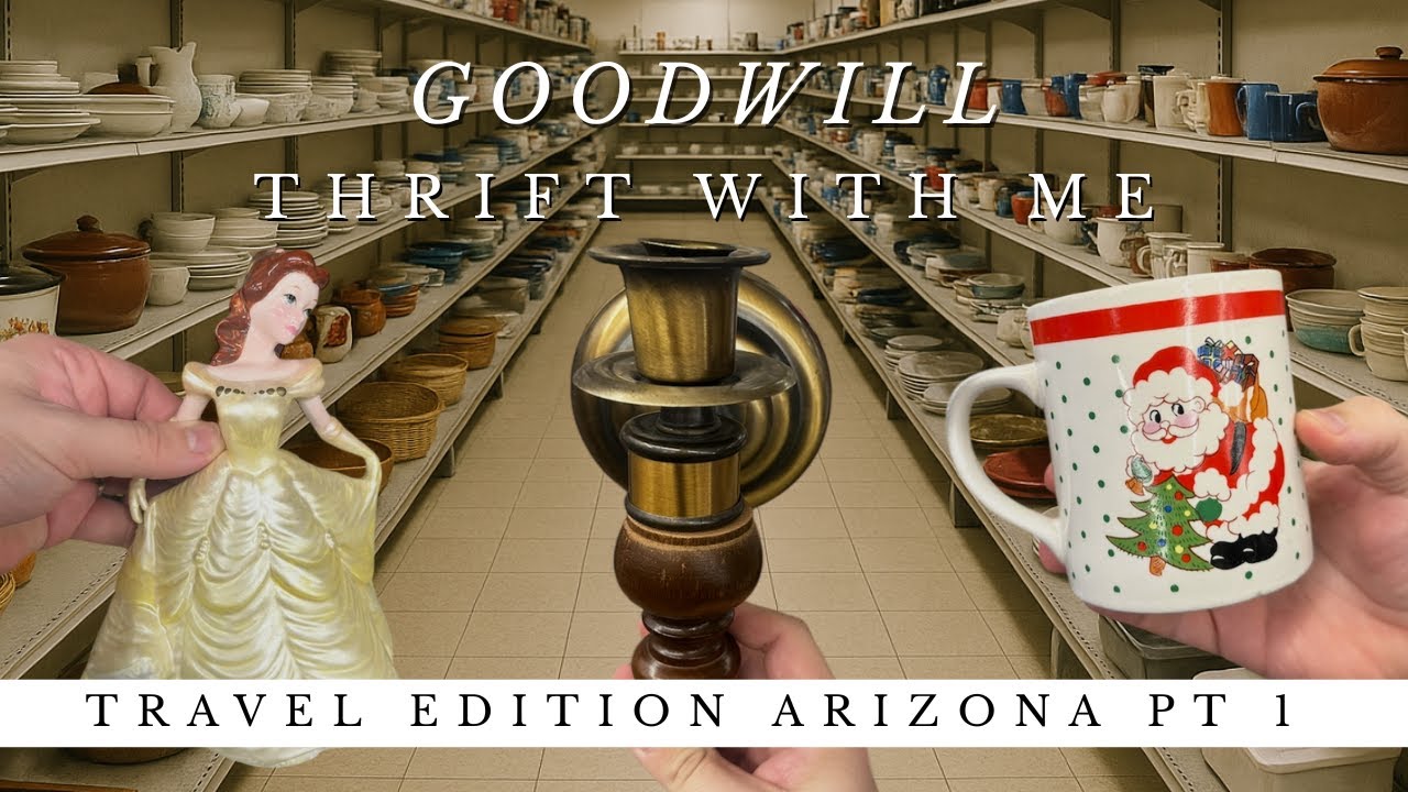 Покупки в секонд-хенде Goodwill со мной | Покупки в секонд-хенде в Аризоне #thriftwithme #goodwil...