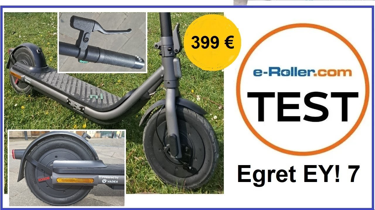 Egret Ey! 7 Test - Was kann der E Scooter und sein Bosch Motor?
