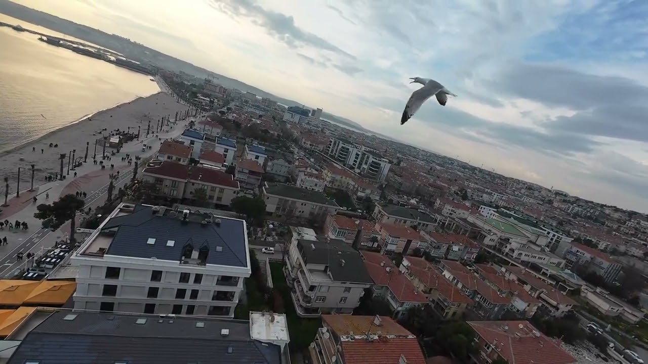 Büyükcekmece. Drone (4k). Istanbul. Turkey