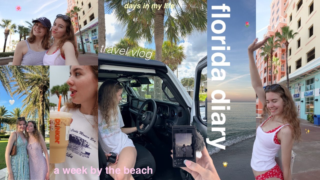 a week in clearwater, florida 🌞 travel vlog! best of beaches, shopping, restaurants, & more!