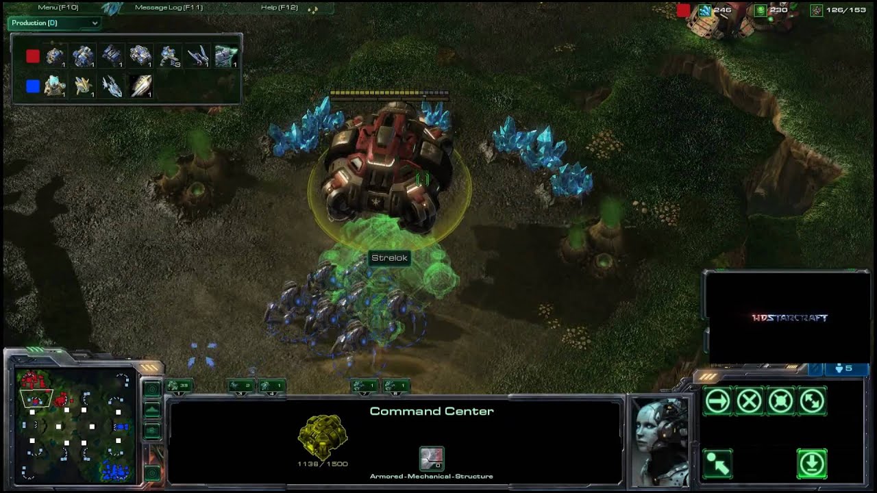 HD Starcraft 2 TheLittleOne v Strelok p2/3