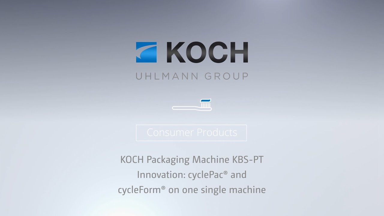 KOCH | KBS-PT blister machine innovation: cyclePac® and cycleForm® on one single machine