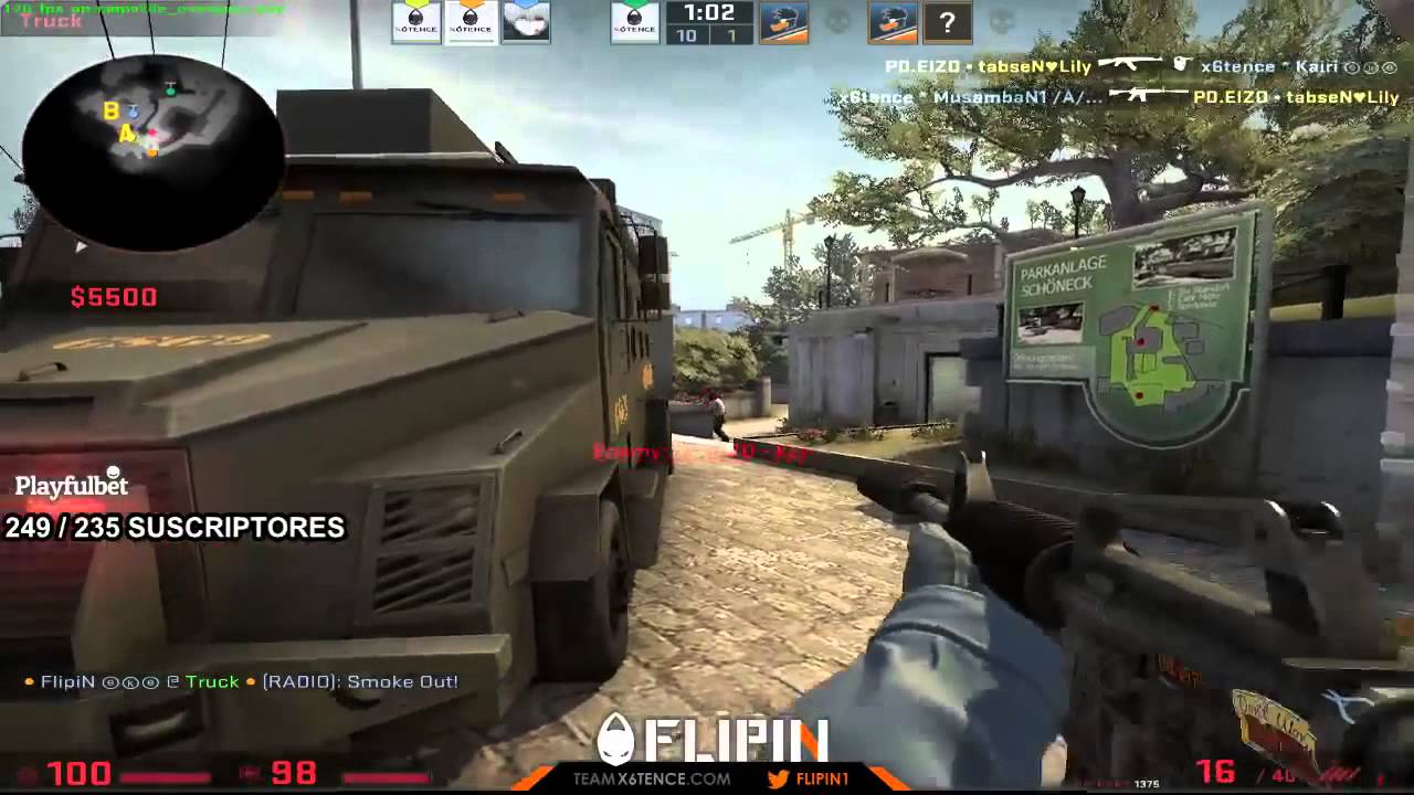 x6tence VS PlayingDucks #ESL #MajorLeague mapa: overpass