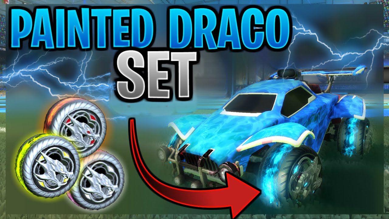 ROCKET LEAGUE PAINTED DRACO SET